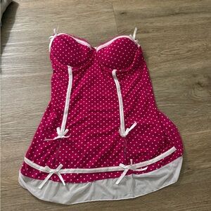 Rampage polka dot lingerie